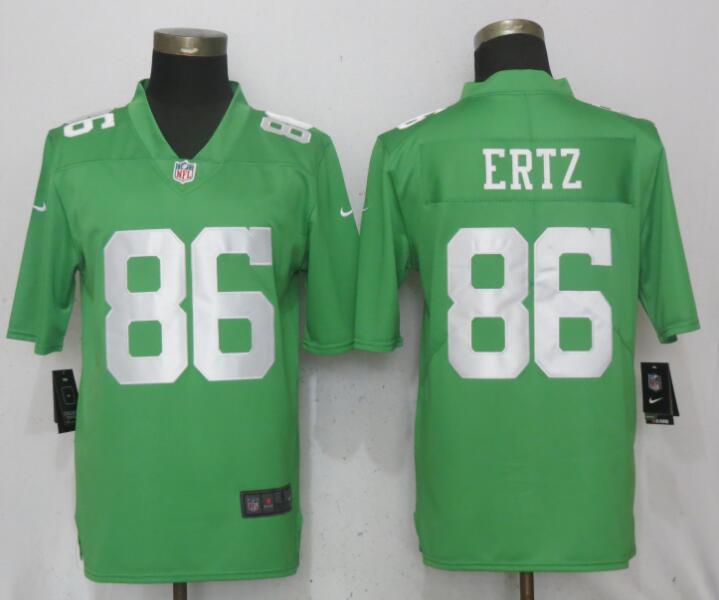 Men Philadelphia Eagles #86 Ertz Wentz Green Vapor Untouchable Nike Limited NFL Jerseys